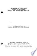 Informe anual - Centro de Investigaciones Sociales