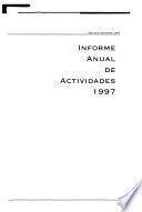 Informe anual de actividades