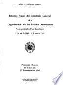 Informe anual del Secretario General
