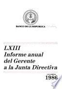 Informe anual presentado por el gerente a la junta directiva
