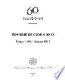 Informe de comisiones