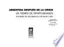 Informe de desarrollo humano