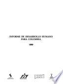 Informe de desarrollo humano para Colombia