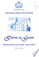 Informe de gestión legislatura ...
