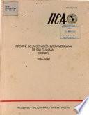 Informe de la Comision Interamericana de Salud Animal (coinsa) 1985-1978