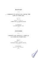 Informe de la Comisión Para Revisar Y Compilar Las Leyes de Puerto Rico