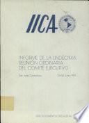 Informe de la Decima Primera Reunion Ordinaria del Comite Ejecutivo