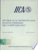 Informe de la Decimonovena Reunion Ordinaria del Comite Ejecutivo