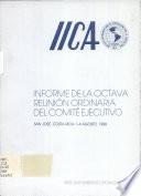 informe de la octava reunion ordinaria del comite ejecutivo