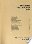 Informe de labores