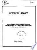 Informe de labores