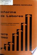 Informe de labores--Superintendencia Bancaria