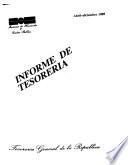 Informe de tesorería