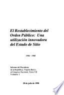 Informe del Presidente de la República, Virgilio Barco, al Congreso Nacional, 20 de julio de 1990