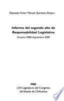 Informe del segundo año de responsibilidad legislativa