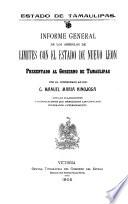 Informe general de los arreglos de límites con el Estado de Nuevo León