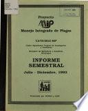 Informe Semetral Julio-decimbre,1993