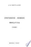 Informe sobre Bolivia