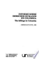 Informe sobre derechos humanos en Colombia