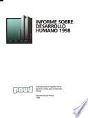 Informe sobre desarrollo humano 1998