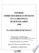 Informe sobre desarrollo humano en la provincia de Buenos Aires