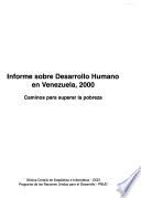 Informe sobre desarrollo humano en Venezuela