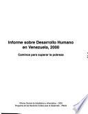 Informe sobre el desarrollo humano en Venezuela, 2000