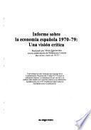 Informe sobre la economía española 1970-79