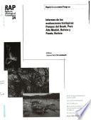 Informes de las evaluaciones biológicas Pampas del Heath, Perú, Alto Madidi, Bolivia y Pando, Bolivia