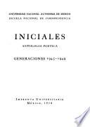 Iniciales, antología poetica