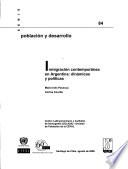 Inmigración contemporánea en Argentina