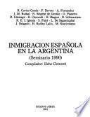 Inmigración española en la Argentina