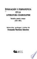 Innovación y permanencia en la literatura coahuilense