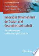 Innovative Unternehmen der Sozial- und Gesundheitswirtschaft