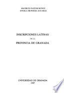 Inscripciones latinas de la provincia de Granada