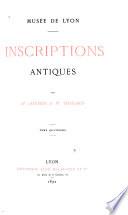 Inscriptions antiques