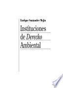 Instituciones de derecho ambiental