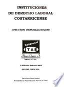 Instituciones de derecho laboral costarricense