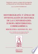 Institutos, centros y grupos de investigación en Historia de las Universidades Hispánicas