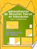 INSTRUMENTOS DE TRABAJO. ADMINISTRACIÓN DE RECURSOS FÍSICOS EN EDUCACIÓN Módulo 3