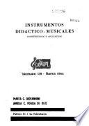 Instrumentos didáctico-musicales