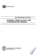 Instrumentos y normas para evaluar y medir la responsabilidad social empresarial