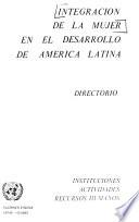 Integración de la mujer en el desarrollo de América Latina