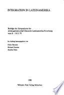 Integration in Lateinamerika