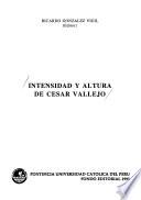 Intensidad y altura de César Vallejo