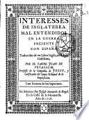Interesses de Inglaterra mal entendidos, en la guerra presente con España