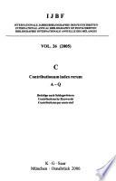 International annual bibliography of festschriften