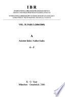 International Bibliography of Book Reviews of Scholarly Literature Chiefly in the Fields of Arts and Humanities and the Social Sciences