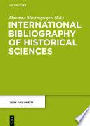 International Bibliography of Historical Sciences: Band 78: 2009
