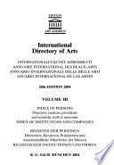 International Directory of Arts